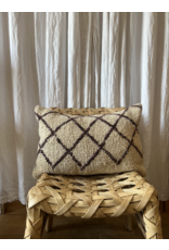 ZAMAN MOROCCAN MADE BERBER RUG LUMBAR PILLOW - VARIETY OF PATTERNS