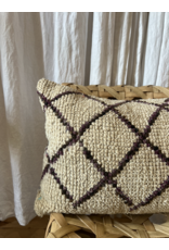 ZAMAN MOROCCAN MADE BERBER RUG LUMBAR PILLOW - VARIETY OF PATTERNS