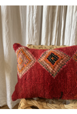 ZAMAN MOROCCAN MADE BERBER RUG LUMBAR PILLOW - VARIETY OF PATTERNS
