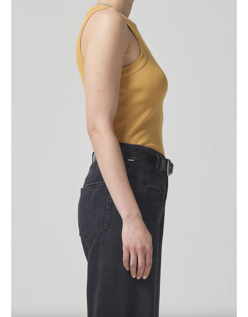 CITIZENS OF HUMANITY ISABEL RIB TANK IN MARIGOLD