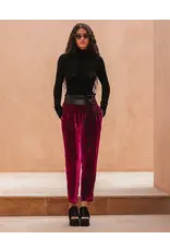 MES DEMOISELLES TERRO PANTS IN FUCACCIA