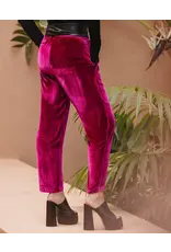 MES DEMOISELLES TERRO PANTS IN FUCACCIA