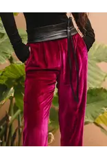 MES DEMOISELLES TERRO PANTS IN FUCACCIA