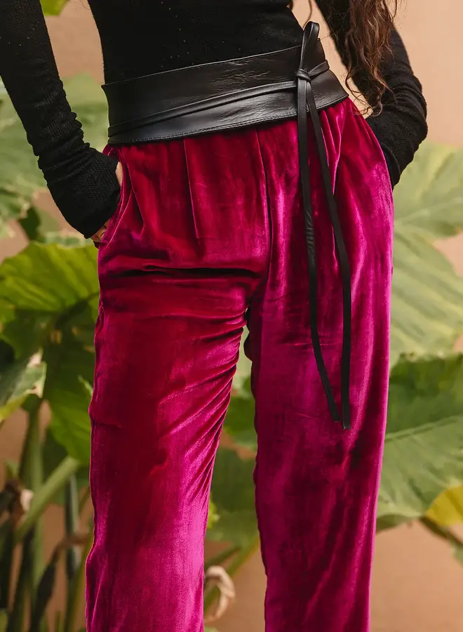 TERRO PANTS IN FUCACCIA