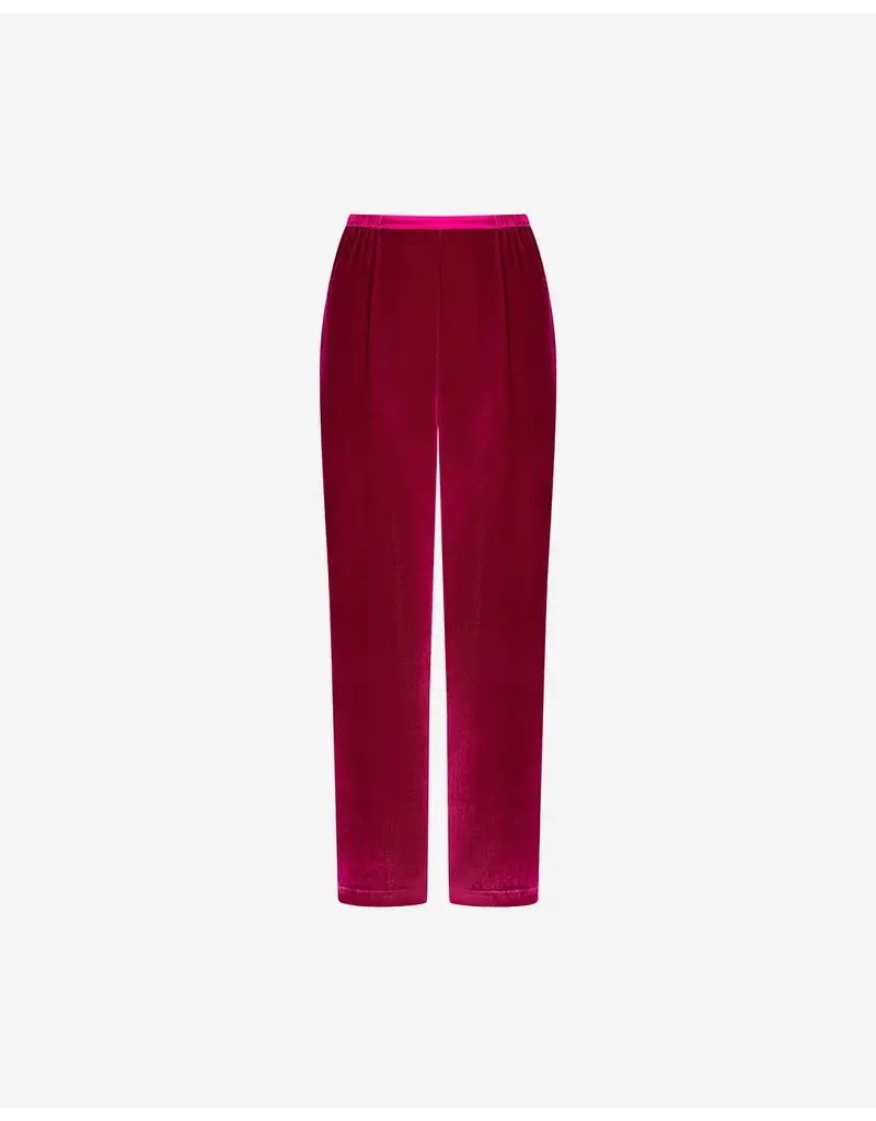 MES DEMOISELLES TERRO PANTS IN FUCACCIA