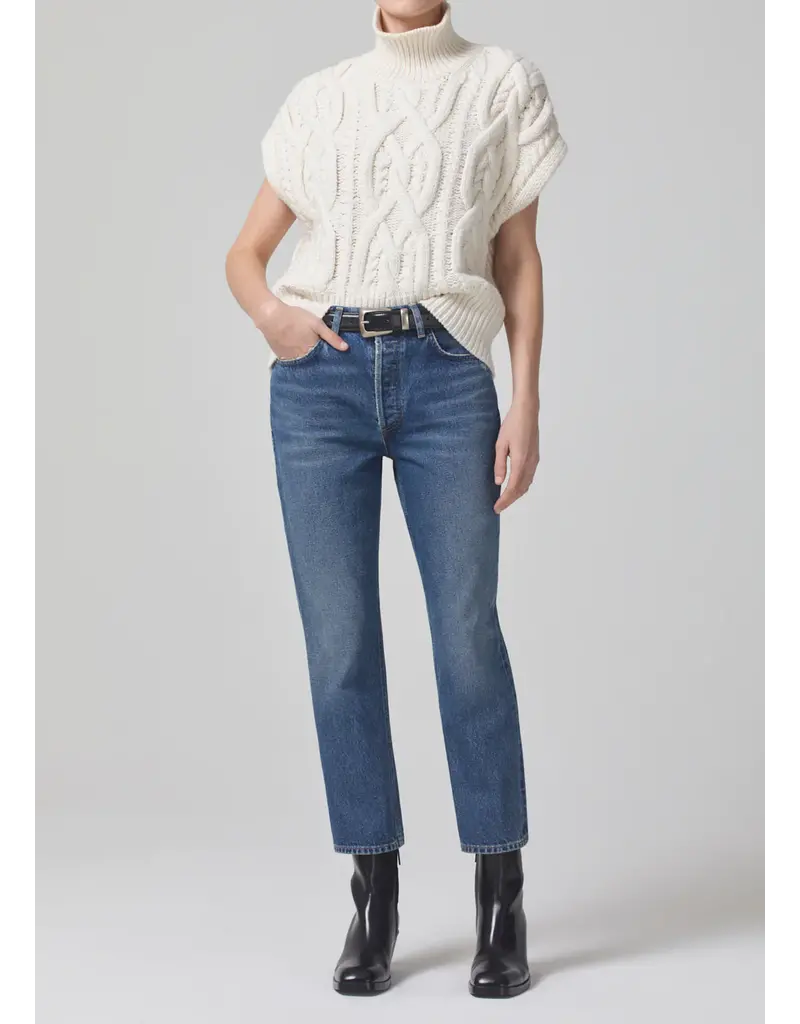 CITIZENS OF HUMANITY CHARLOTTE HIGH RISE STRAIGHT IN MAGNOLIA