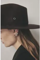 JANESSA LEONÉ SABINA HAT IN BURGUNDY