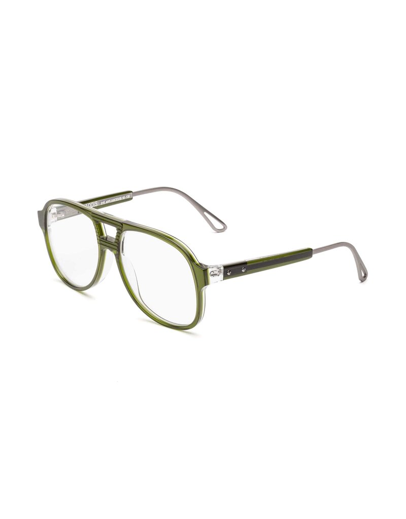 CADDIS CO. TRIPLE G READERS IN HERITAGE GREEN + VODKA