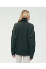 LUXE CASHMERE TURTLENECK TUNIC IN OLIVE