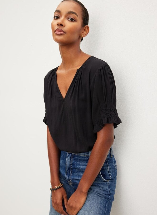CALISSA BLOUSE IN BLACK