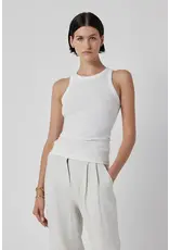 VELVET BY GRAHAM & SPENCER CRUZ TANK IN WHITE
