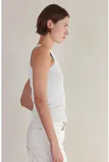 VELVET BY GRAHAM & SPENCER CRUZ TANK IN WHITE