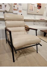 CISCO HOME 30% OFF - DECLAN LEATHER CHAIR (FLOOR SAMPLE)