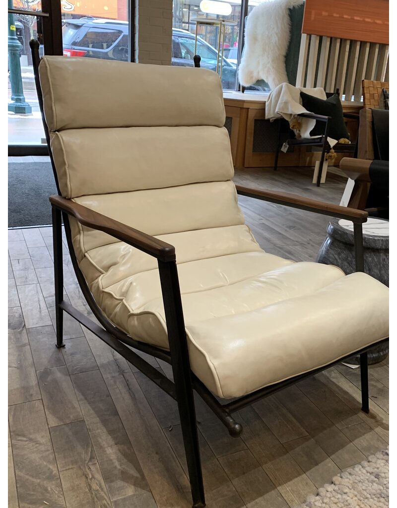 CISCO HOME 30% OFF - DECLAN LEATHER CHAIR (FLOOR SAMPLE)