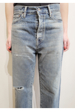 CHIMALA SALVAGED DENIM WIDE TAPERED CUT