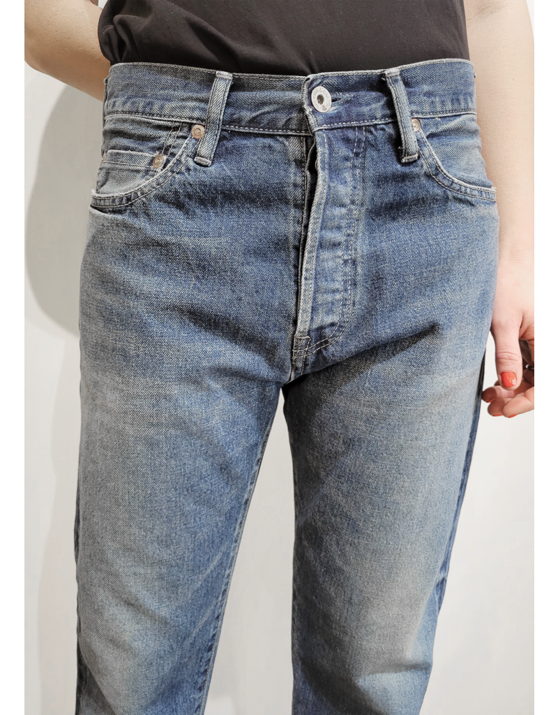 CHIMALA SALVAGED DENIM NARROW TAPERED CUT