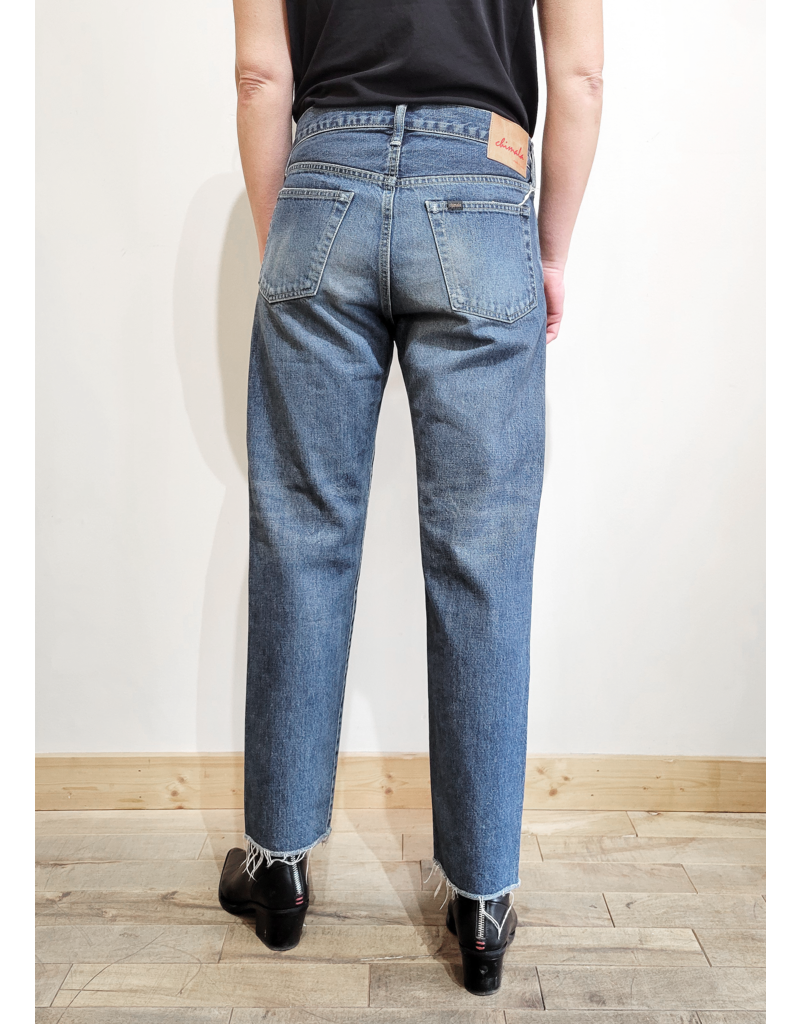 CHIMALA SALVAGED DENIM NARROW TAPERED CUT