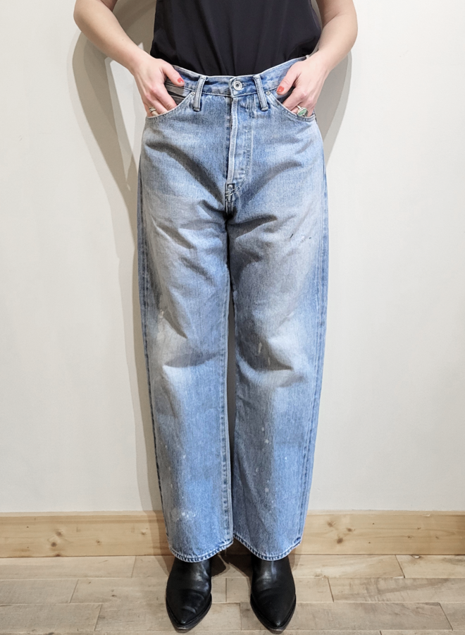 SALVAGED DENIM BAGGY CUT