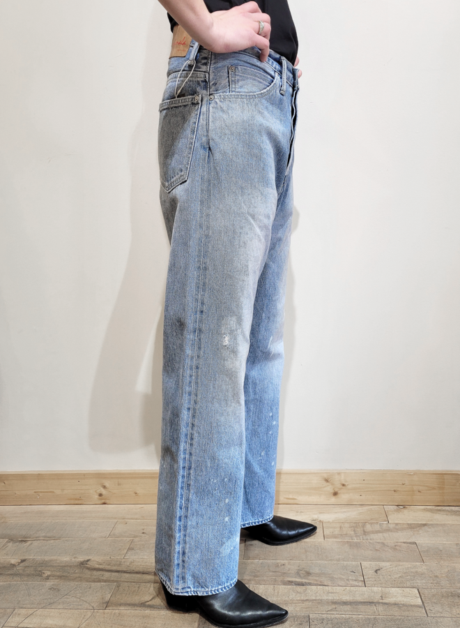 SALVAGED DENIM BAGGY CUT