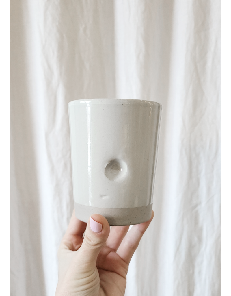 BEN MAIER CERAMICS DIMPLE CUP SINGLE WICK CANDLE
