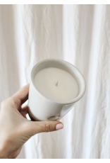 BEN MAIER CERAMICS DIMPLE CUP SINGLE WICK CANDLE