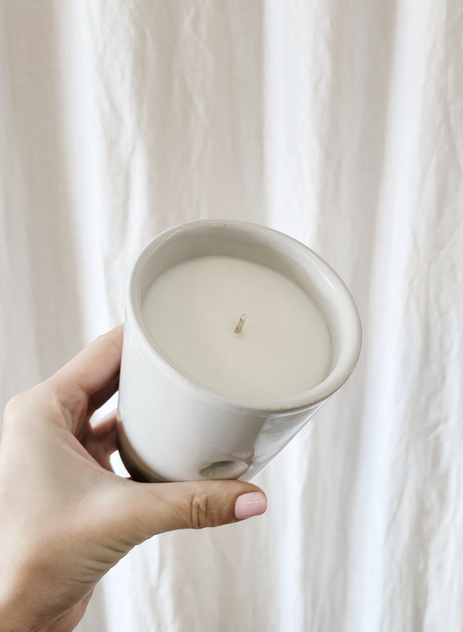 DIMPLE CUP SINGLE WICK CANDLE