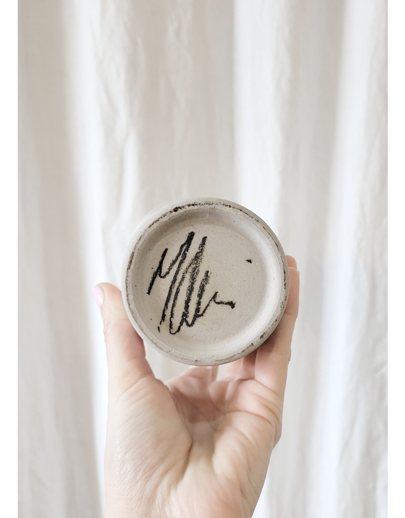 BEN MAIER CERAMICS DIMPLE CUP SINGLE WICK CANDLE