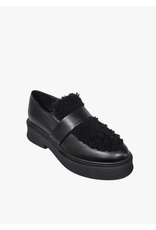 HALMANERA NETA SHEARLING LOAFER OLD BLACK