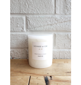 VOYAGE ET CIE RESPIRER Å FOND BREATHE DEEP 14 OZ. WHITE ITALIAN ONYX CANDLE