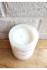 VOYAGE ET CIE RESPIRER Å FOND BREATHE DEEP 14 OZ. WHITE ITALIAN ONYX CANDLE