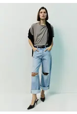 CITIZENS OF HUMANITY ELISABETTA RELAXED TEE IN TAUPE