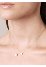 ADINA REYTER SUPER TINY PAVÉ FOLDED HEART NECKLACE