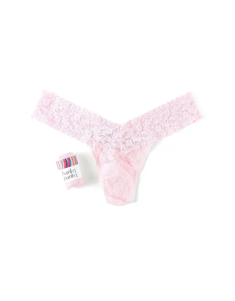 SIGNATURE LACE LOWRISE THONG IN VARIETY