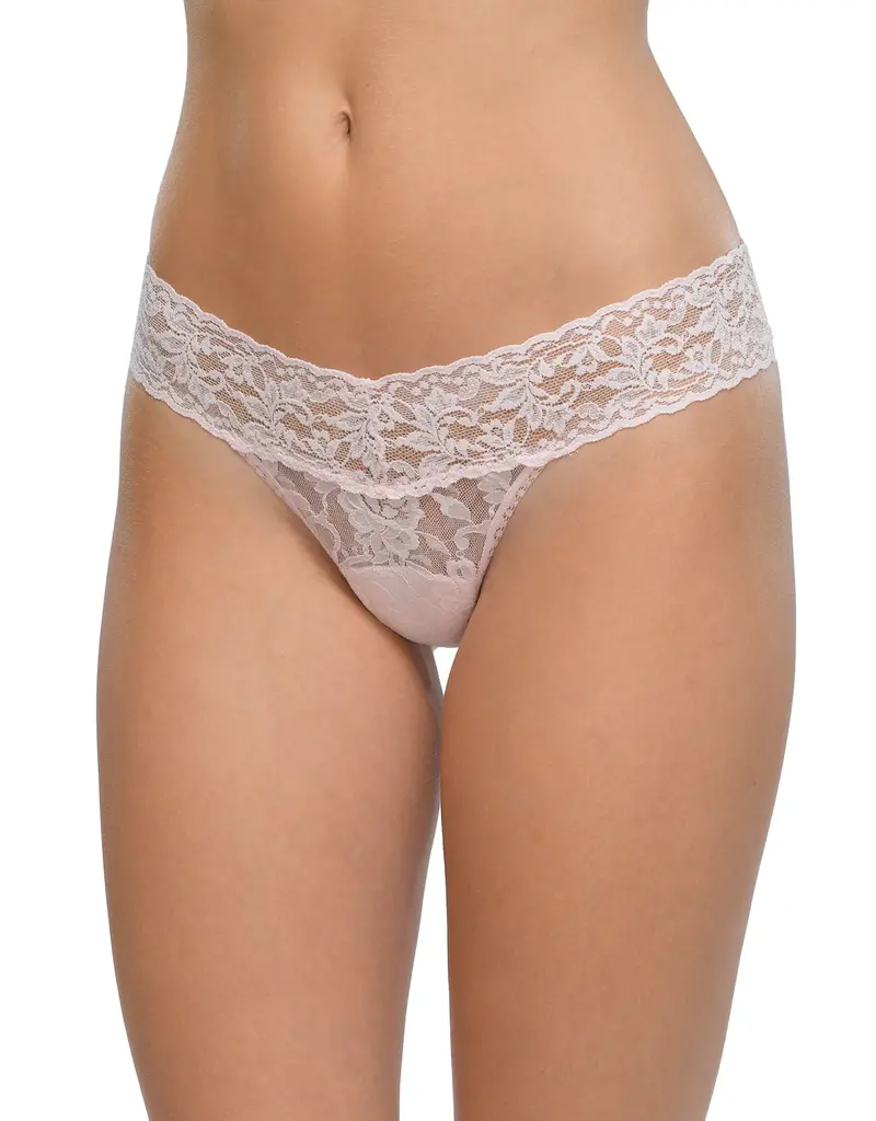 SIGNATURE LACE LOWRISE THONG IN VARIETY