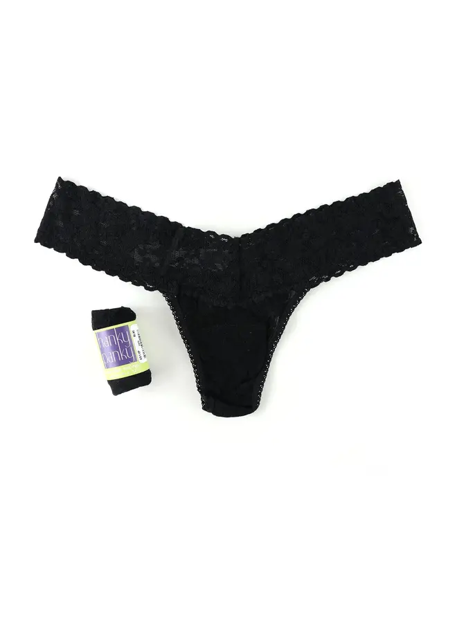 SIGNATURE LACE LOWRISE THONG IN VARIETY
