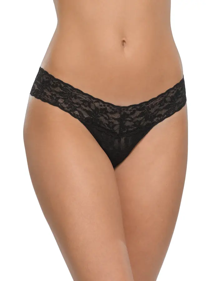 SIGNATURE LACE LOWRISE THONG IN VARIETY