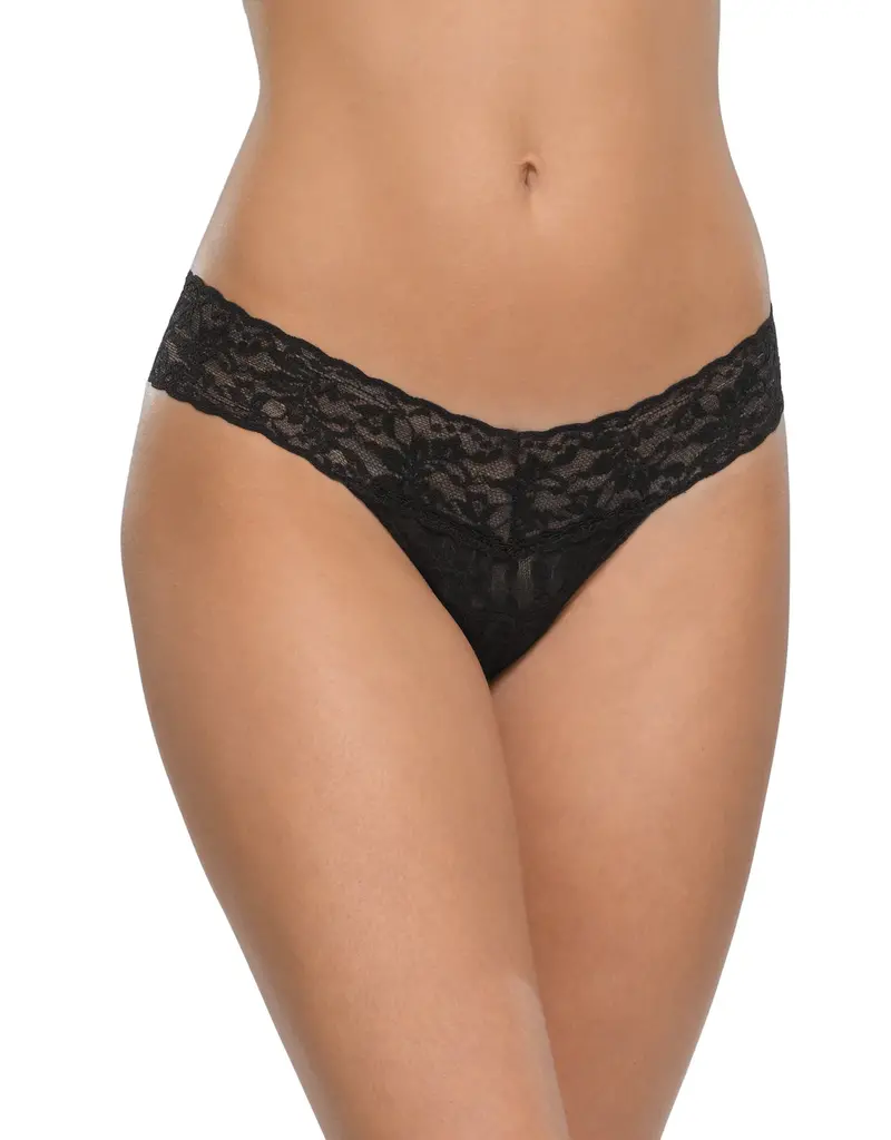 SIGNATURE LACE LOWRISE THONG IN VARIETY