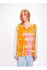 V.DE. VINSTER TIE AND DYE BLOUSE IN PINK