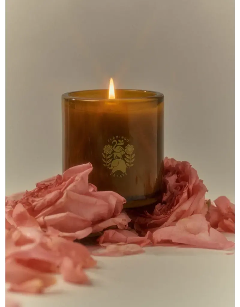 FLAMINGO ESTATE NIGHT BLOOMING JASMINE AND DAMASK ROSE CANDLE
