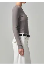 CITIZENS OF HUMANITY ANJA TOP IN TAUPE
