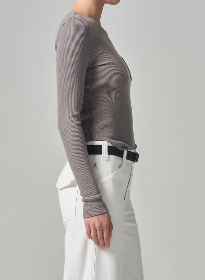 ANJA TOP IN TAUPE