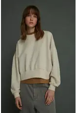 SOEUR WILLOW PULLOVER IN ECRU + BEIGE