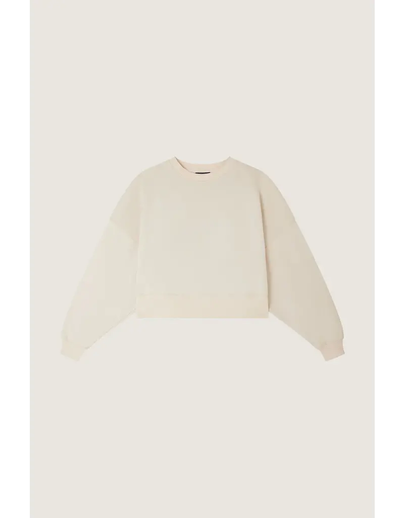 SOEUR WILLOW PULLOVER IN ECRU + BEIGE