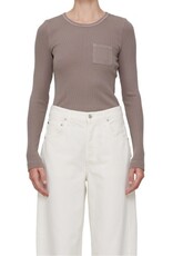 CITIZENS OF HUMANITY ANJA TOP IN TAUPE