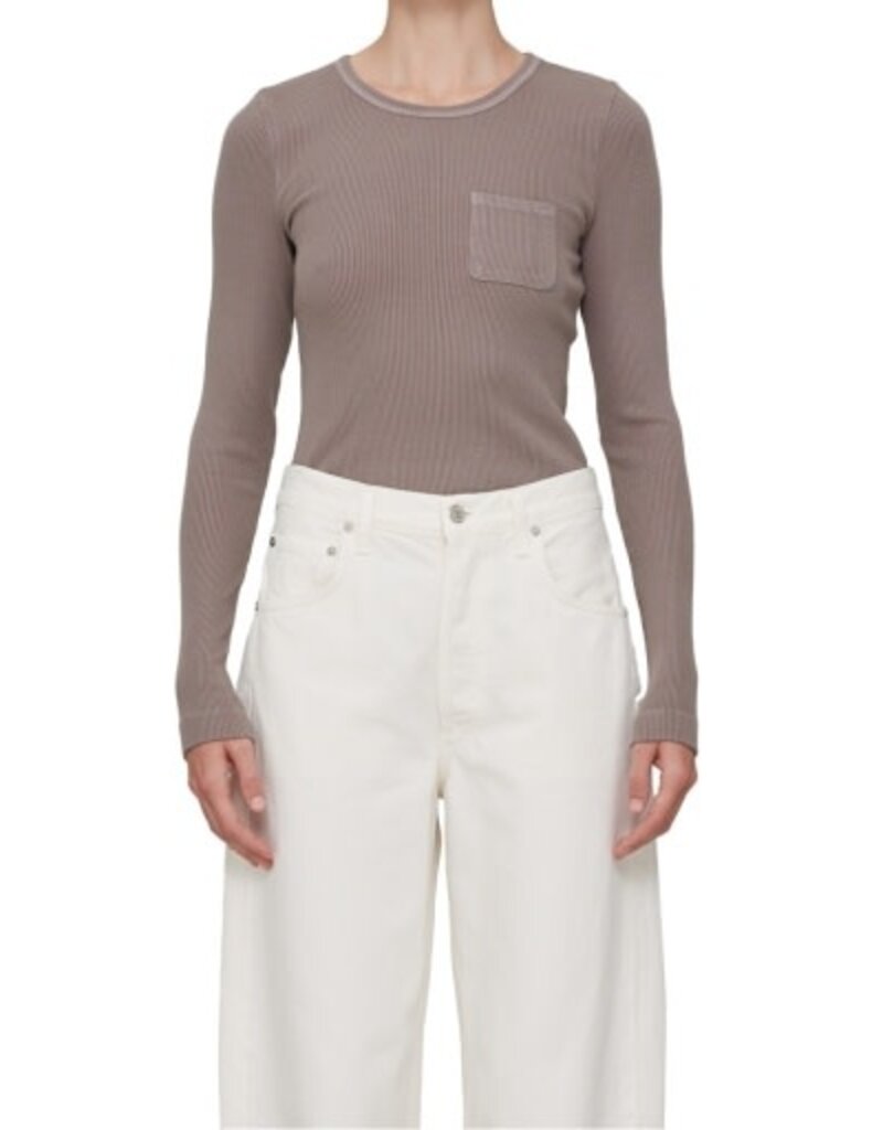 CITIZENS OF HUMANITY ANJA TOP IN TAUPE