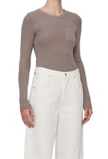 CITIZENS OF HUMANITY ANJA TOP IN TAUPE