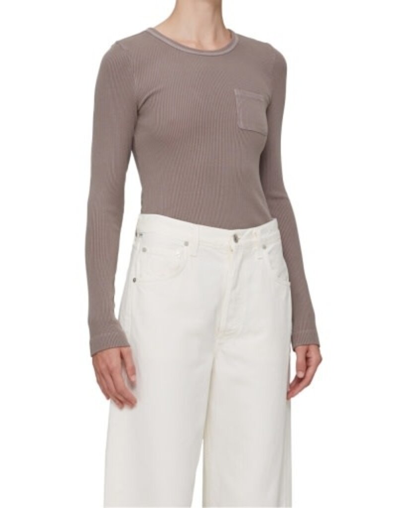 CITIZENS OF HUMANITY ANJA TOP IN TAUPE
