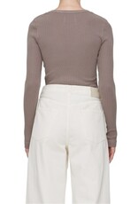 CITIZENS OF HUMANITY ANJA TOP IN TAUPE