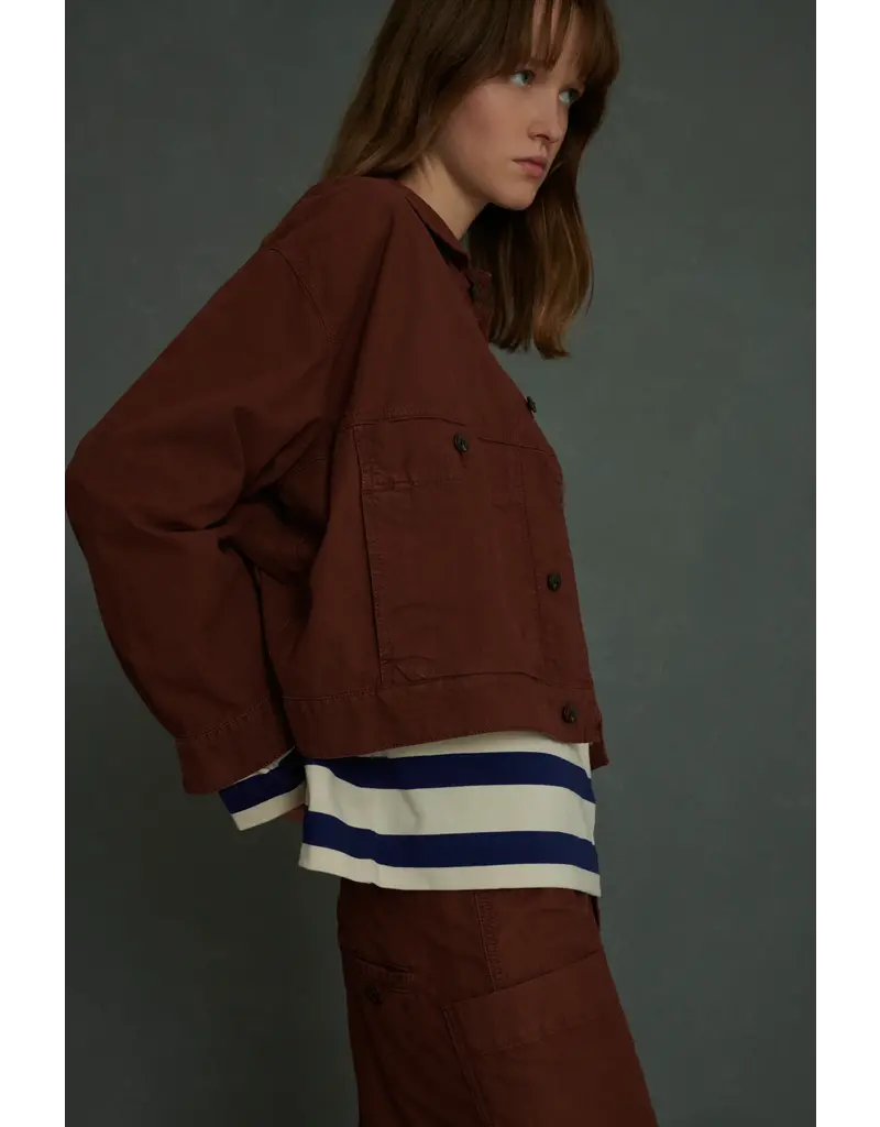 SOEUR ABEL JACKET IN TERRACOTTA
