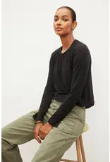 VELVET BY GRAHAM & SPENCER KARA TOP IN BLACK VELVET BY GRAHAM & SPENCER KARA TOP IN BLACK